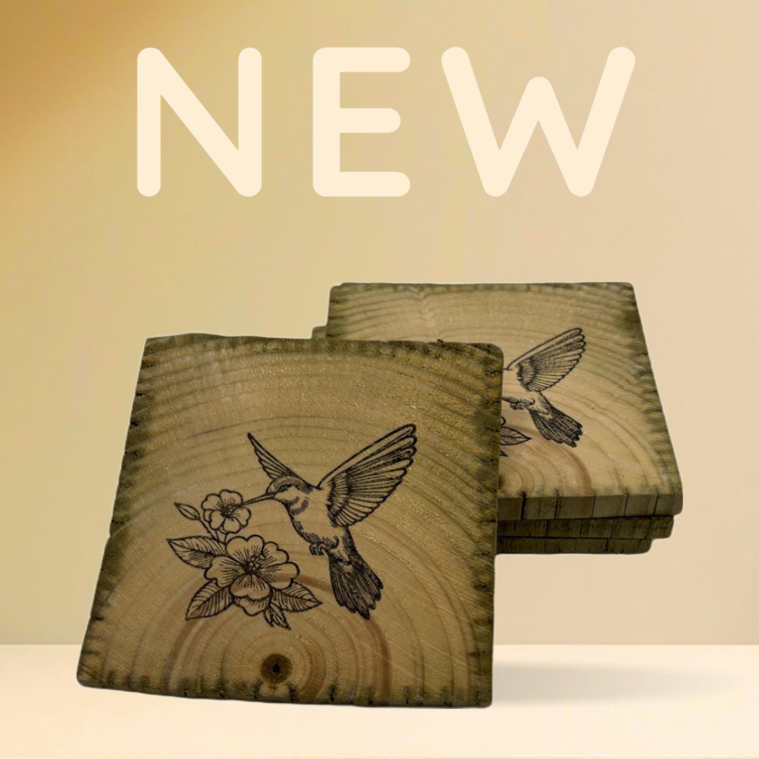 MyCoasters: Handcrafted Bespoke Bird Design Coasters - A Creation for Bird Lovers.