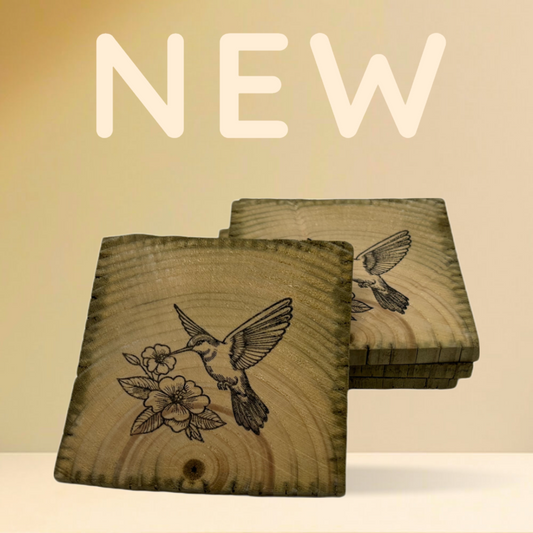 MyCoasters: Handcrafted Bespoke Bird Design Coasters - A Creation for Bird Lovers.