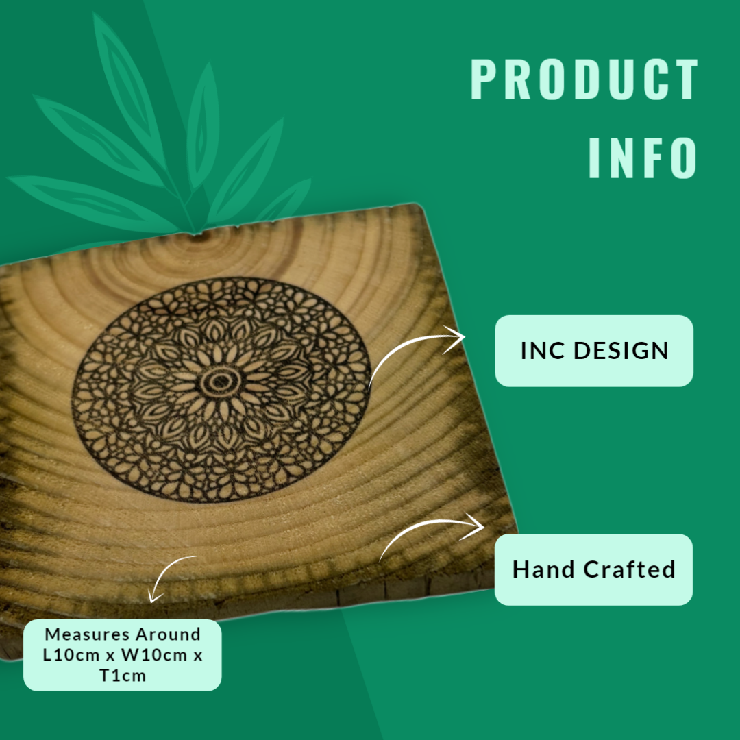 MyCoasters: Handcrafted Bespoke Kaleidoscope Design Coasters - Crafted Elegance for Your Space.