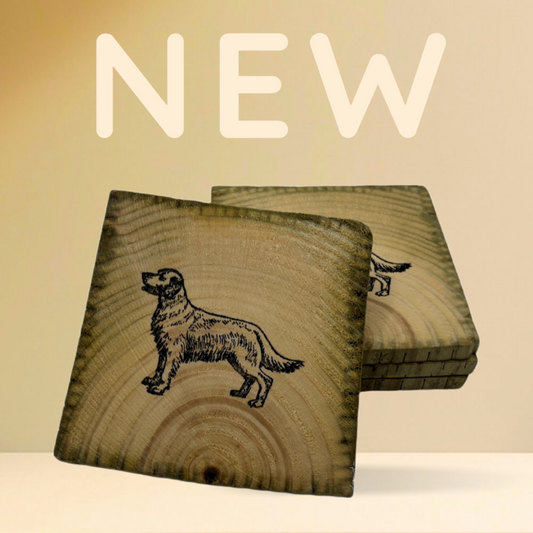 MyCoasters: Handcrafted Bespoke Dog Design Coasters - A Creation for Dog Lovers.