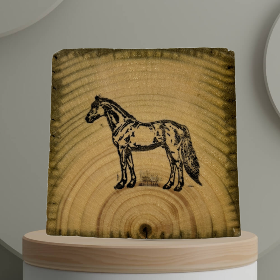 MyCoasters: Handcrafted Bespoke Horse Design Coasters - A Creation for Horse Lovers.