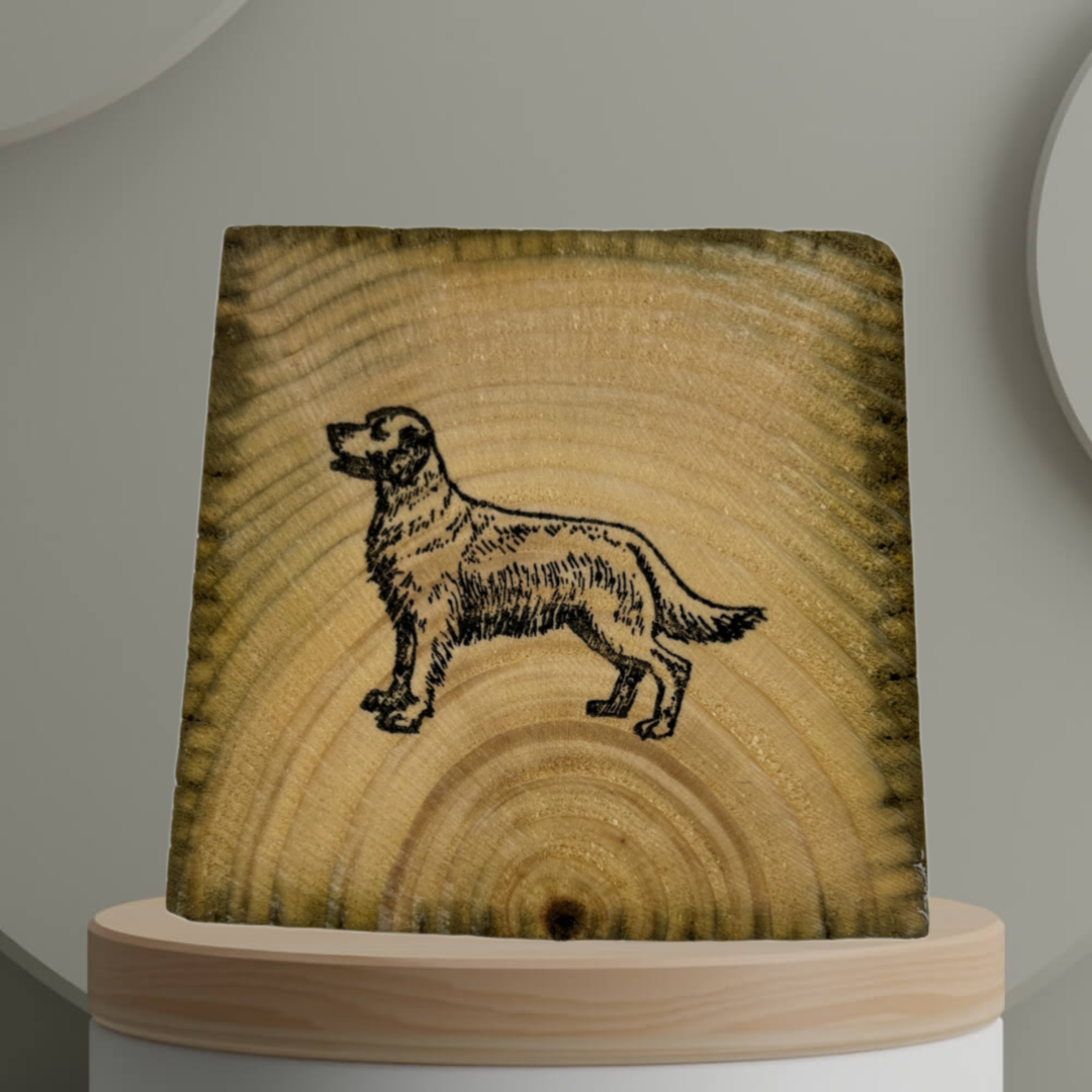MyCoasters: Handcrafted Bespoke Dog Design Coasters - A Creation for Dog Lovers.