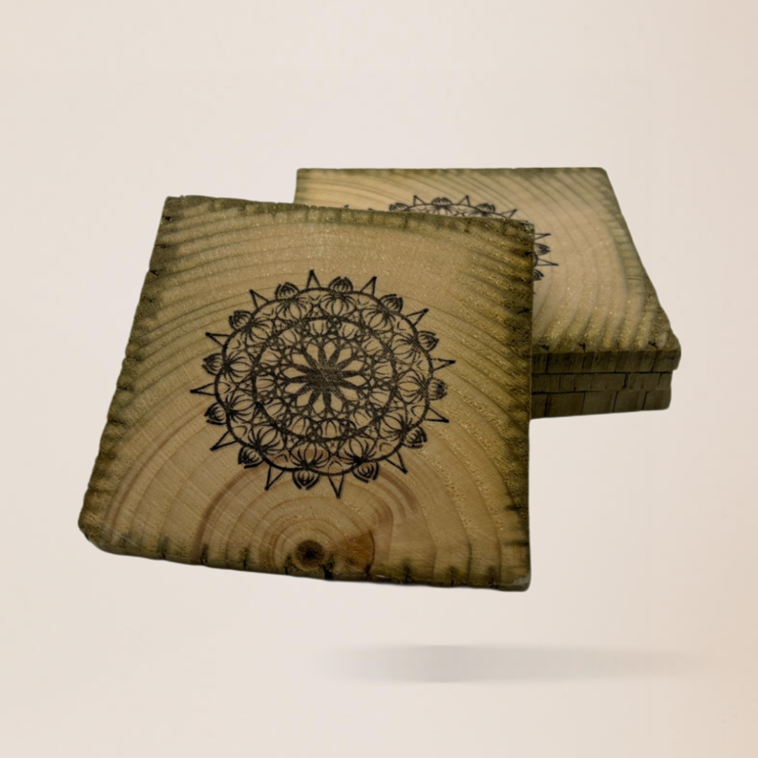 MyCoasters: Handcrafted Bespoke Kaleidoscope Design Coasters - Crafted Elegance for Your Space.